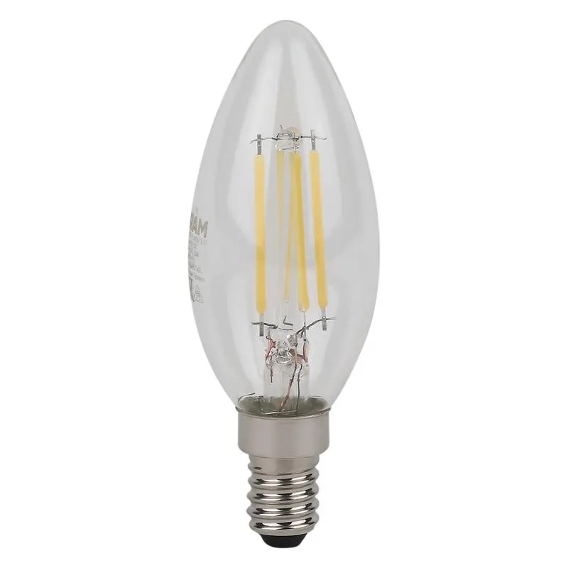 Лампа светодиодная, филаментная 4 Вт E14 6500 K 470 Lm 300 град. LED Star OSRAM 4058075687943