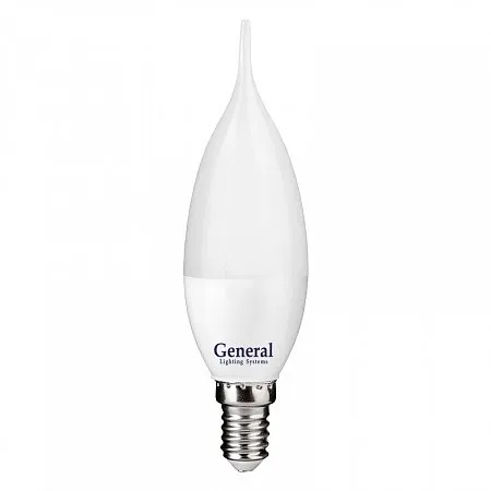 Лампы General LED GLDEN-CFW- 7-230-E14-4500 (648900) свеча на ветру