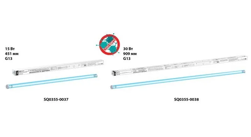 Лампа люминесцентная ультрафиолетовая UVC 30 Вт, T8/G13, безозоновая | SQ0355-0038 | TDM