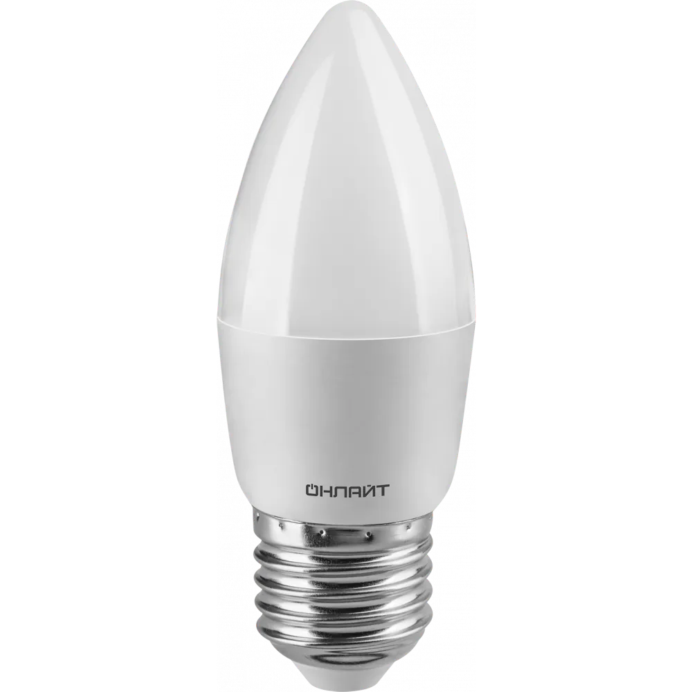 Лампа светодиодная 90 417 OLL-C37-13-230-4K-E27-FR (PRO 90-240В) ОНЛАЙТ 90417