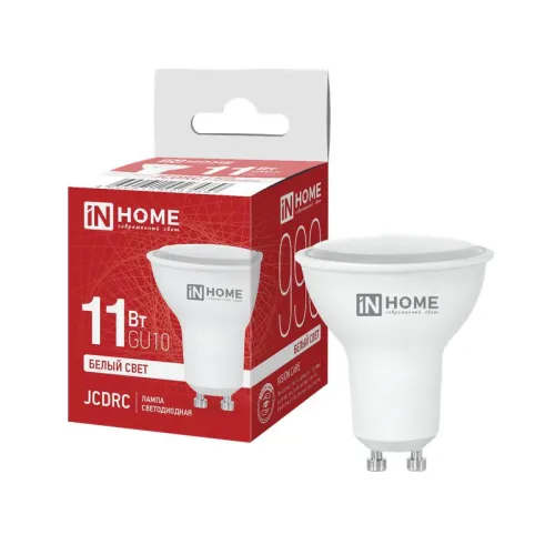 Лампа светодиодная LED-JCDRC-VC 11Вт рефлектор 4000К нейтр. бел. GU10 990лм 230В IN HOME 46906120234