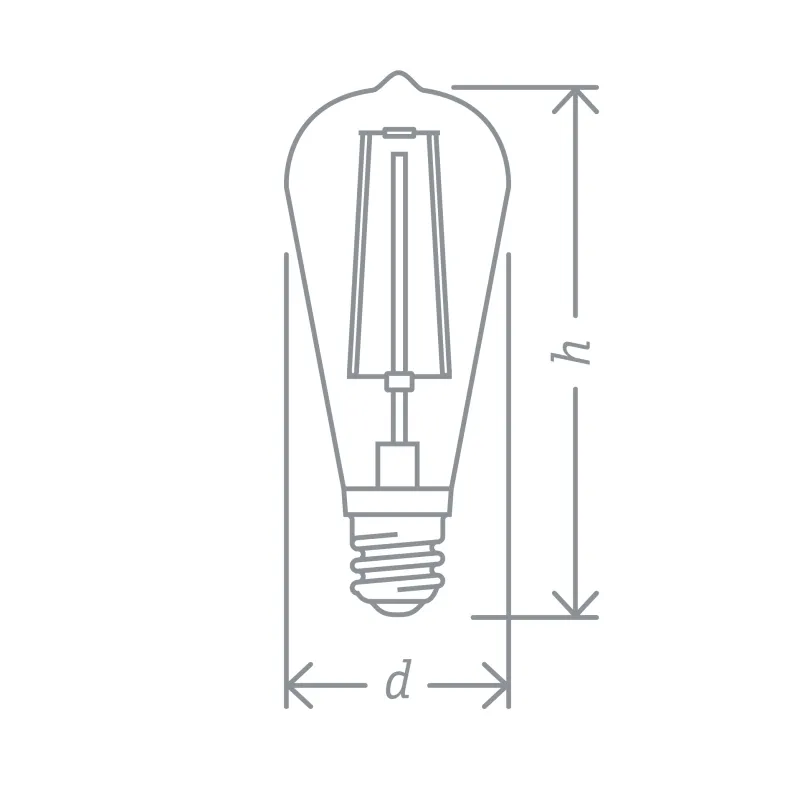Лампа светодиодная NLL LED NLL-F-ST64-4-230-2.5К-E27 | 61485 | Navigator