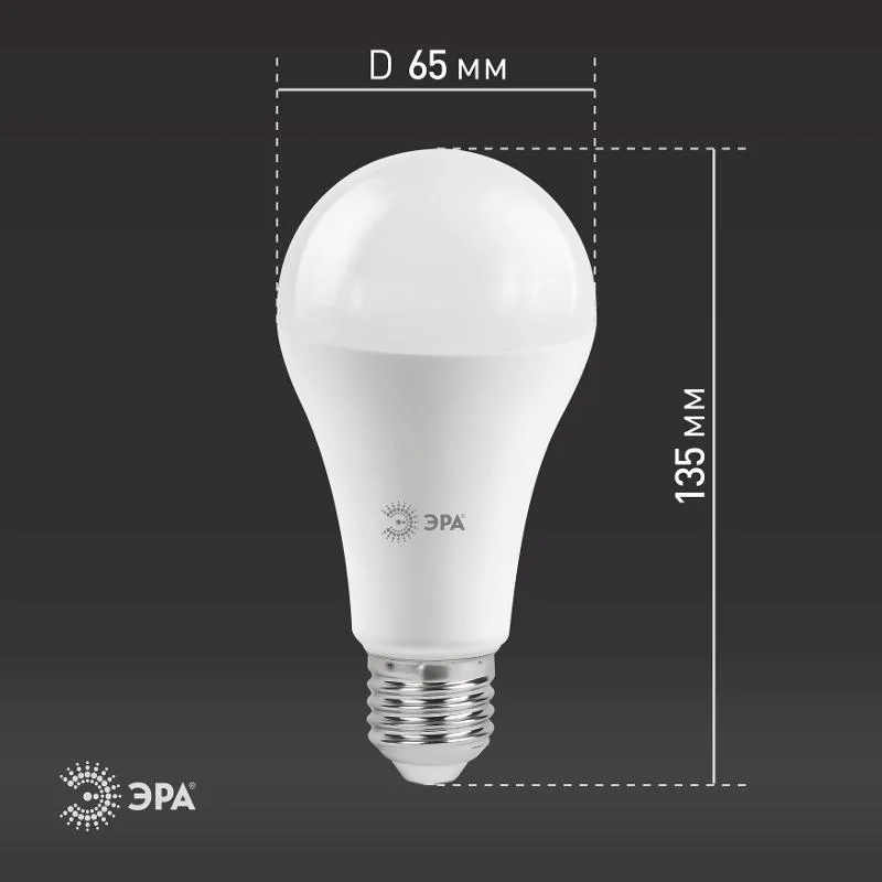Лампа светодиодная LED 21Вт E27 6000К СТАНДАРТ груша | Б0035333 | ЭРА