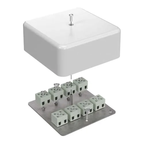 Коробка огнестойкая для кабель-канала 40-0470-FR2.5-16 Е15-Е120 103х103х45 Промрукав 40-0470-FR2.5-1