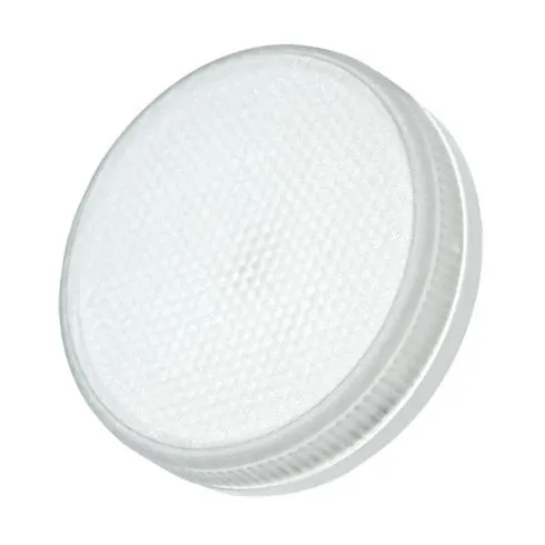 Лампа светодиодная LED 6Вт GX53 220В 5000К PLED- ECO-GX53 FROST таблетка (плоский цилиндр) | 2852007