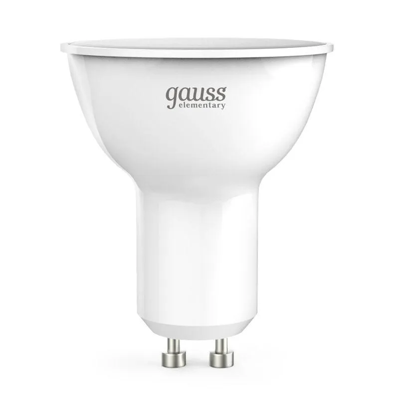 Лампа светодиодная Elementary 7Вт MR16 софит 3000К тепл. бел. GU10 530лм GAUSS 13617
