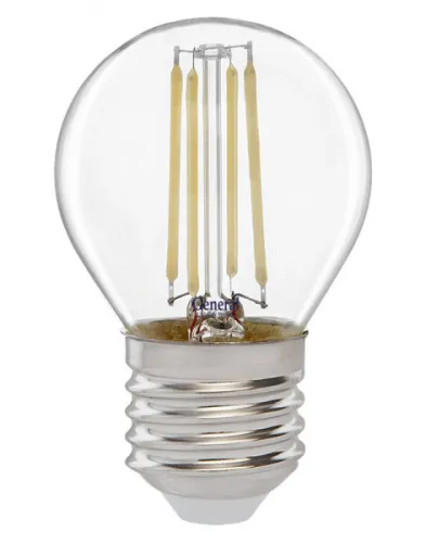 Лампы General LED GLDEN-G45S-12-230-E27-2700 (661012) шарик нити