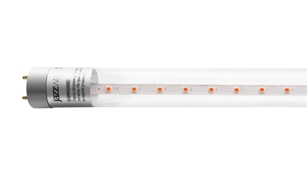 Лампа светодиодная PLED T8 600 Agro 8w CL G13 ( для растений) | .5025899 | Jazzway