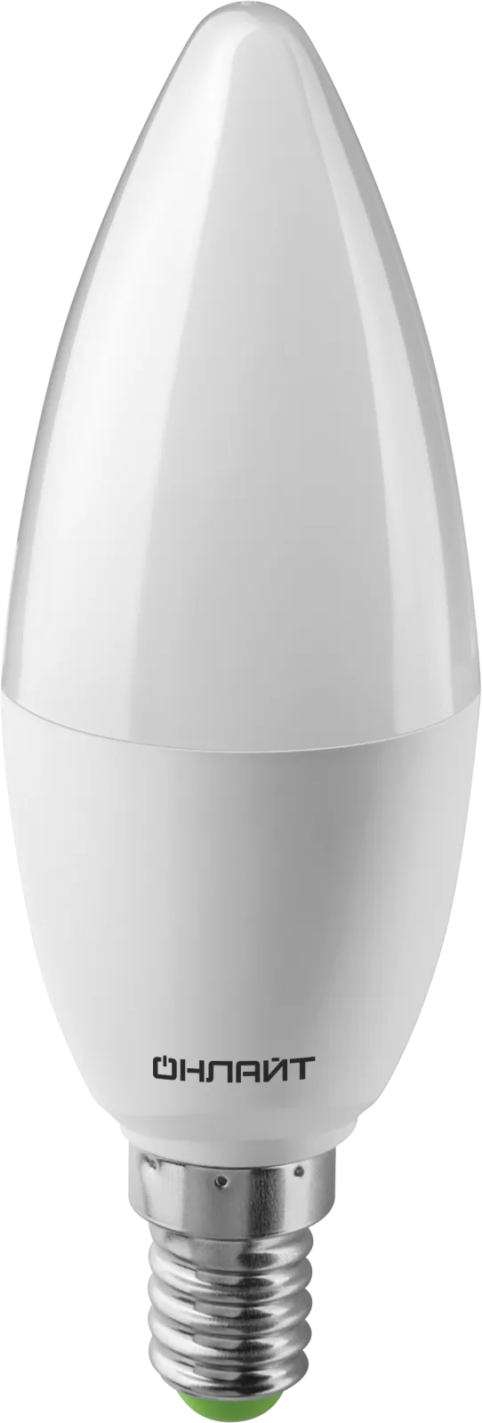 Лампа светодиодная 61 957 OLL-C37-10-230-4K-E14-FR 10Вт ОНЛАЙТ 61957