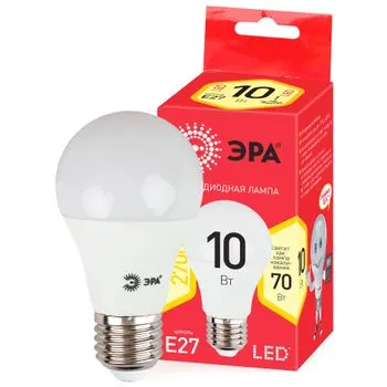 Лампа светодиодная LED A60-10W-827-E27,груша,10Вт,тепл,E27