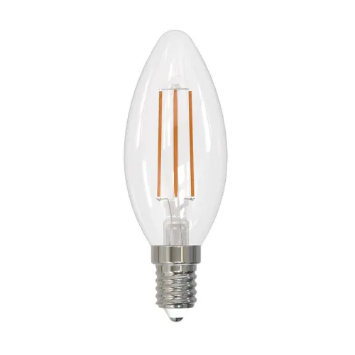 Лампа светодиодная LED-C35-11W/3000K/E14/CL PLS02WH Sky 11Вт свеча 3000К тепл. бел. прозр. картон Un
