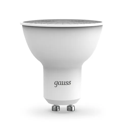 Лампа светодиодная Black 9Вт MR16 софит 4100К нейтр. бел. GU10 830лм GAUSS 101506209
