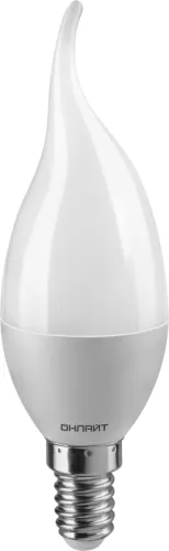 Лампа светодиодная OLL-FC37-8-230-4K-E14-FR | 61198 | ОНЛАЙТ