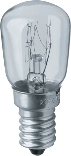 Лампа накаливания ЛОН 25Вт Е14 230В NI-T26-25-230-E14-CL | 61204 | Navigator