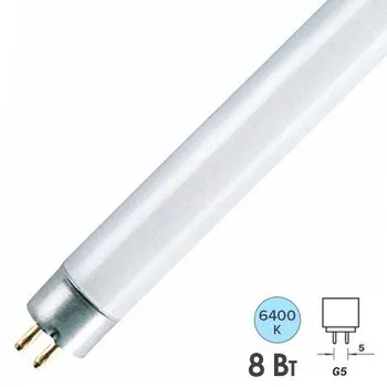 Лампа люминесцентная линейная 8 Вт G5 6400 K FOTON LIGHTING 604415