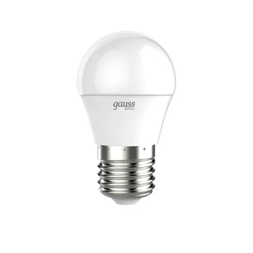 Лампа светодиодная LED 5.5 Вт 470 лм 4000К шар P45 нейтральный E27 AC 220В Basic