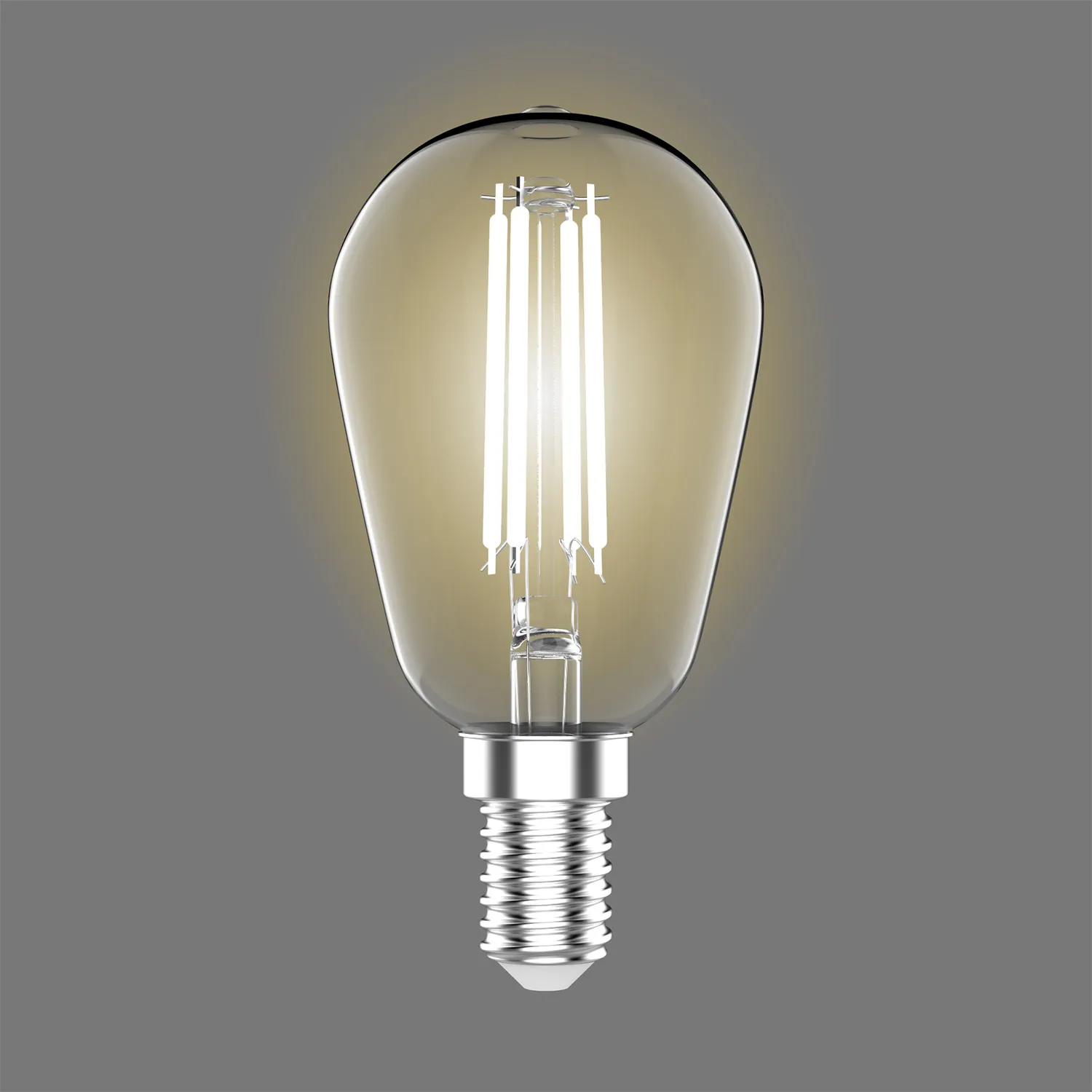 Лампа светодиодная филаментная Basic 4.5Вт ST45 2700К тепл. бел. E14 470лм GAUSS 1141115
